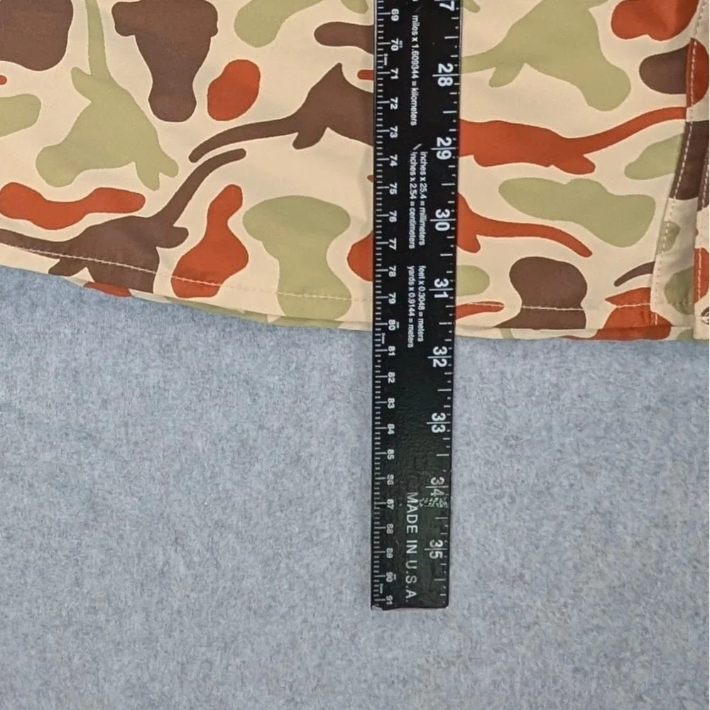 Amigo Provisions Co Mens XXL Camo Texas Longhorn Short Sleeve Fishing Shirt Camo